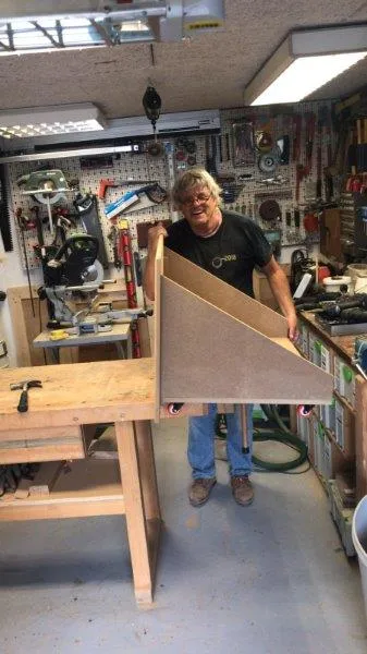 Wim Blansjaar in his workshop