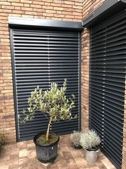 Solar-operated roller shutters