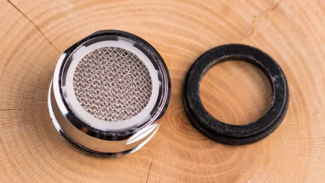 perlator met rubberen ring