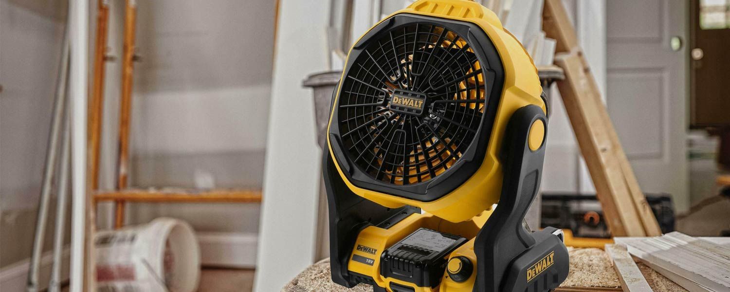 Cordless Jobsite Fan: Cooling and Dust on Site
