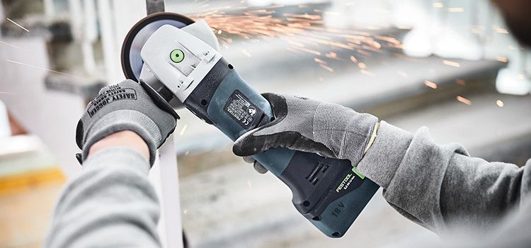 Festool AGC 18 angle grinder: powerful and ergonomic