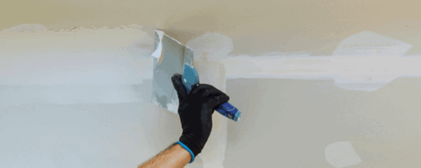 How to finish a plasterboard wall