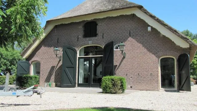 wooden shutters on a farmhouse
