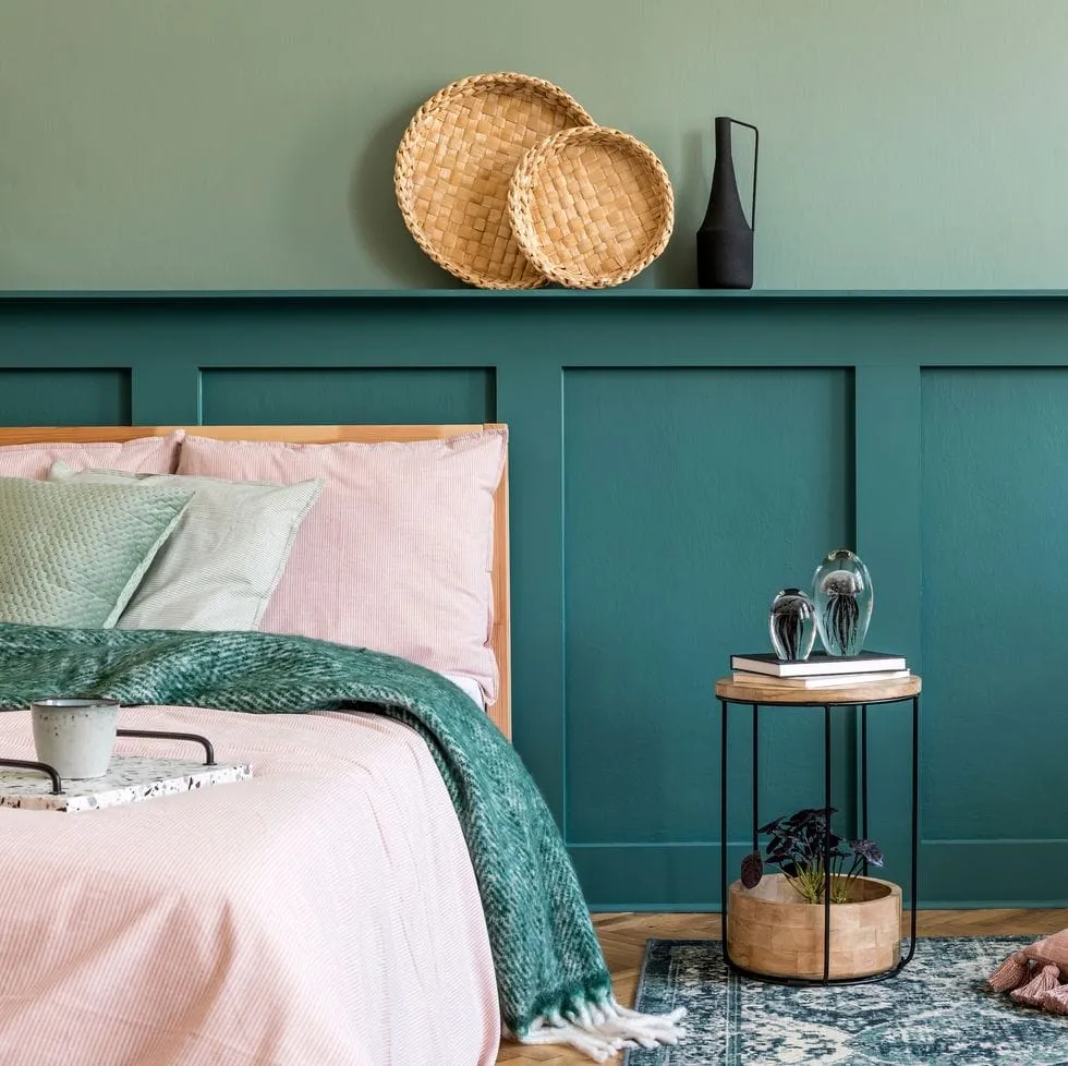 lambrisering in slaapkamer