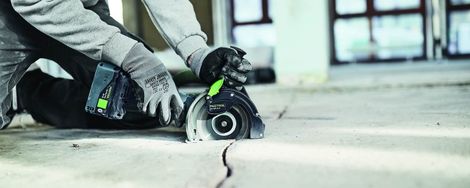 DSC-AGC 18 FH van Festool: het nieuwste in accu-doorslijpsystemen