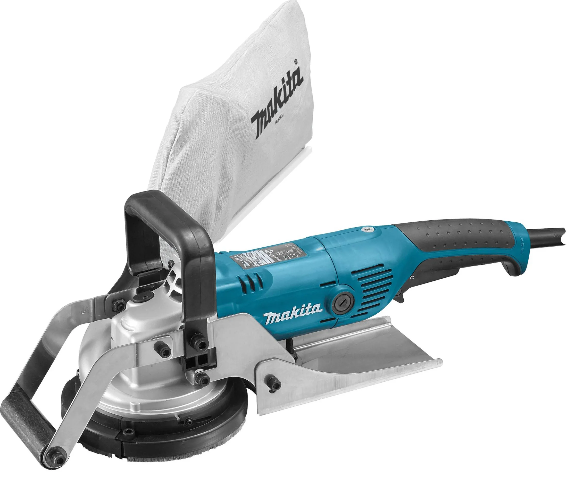 Makita handschuurmachine met stofzak