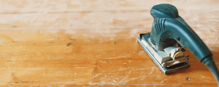 Houten vloer schuren en lakken