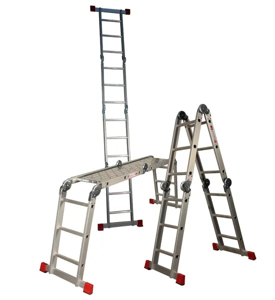 vouwladder in drie standen