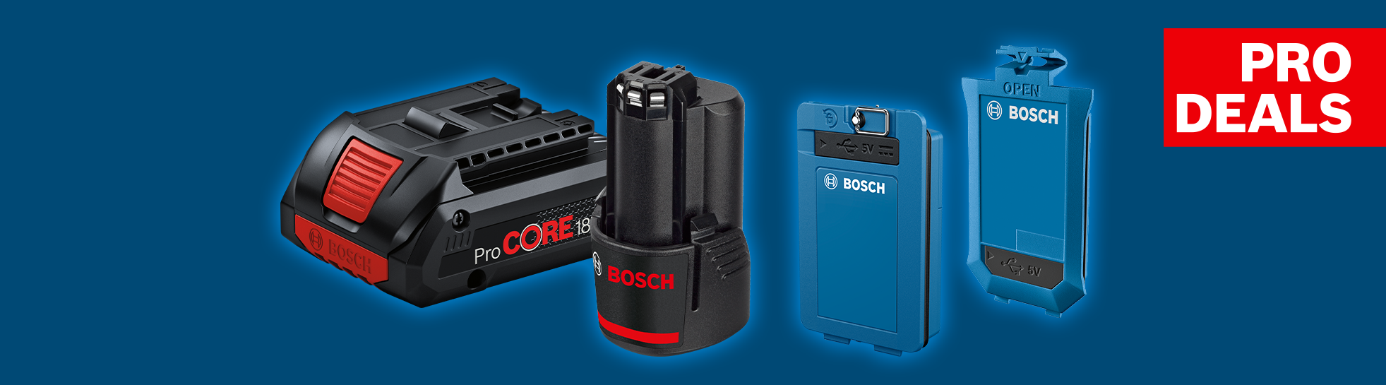 Bosch PRODEALS 2026 - Koop een meetgereedschap en ontvang een accu gratis!