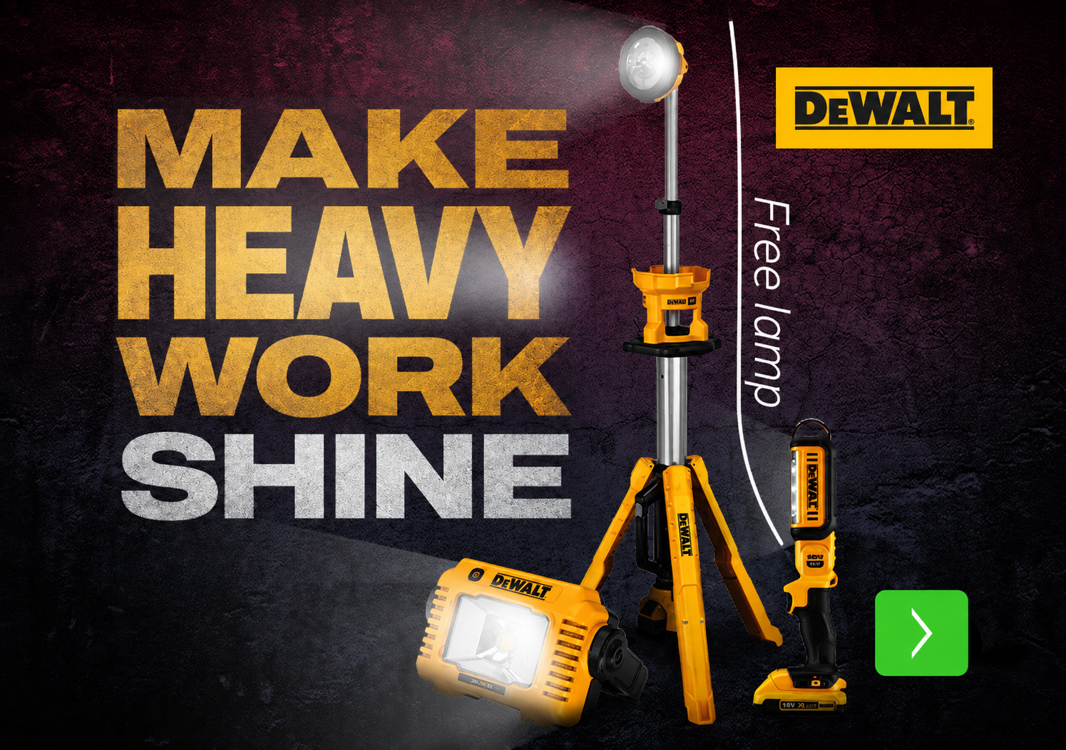 DeWALT Verlichting